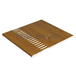 Golden Oak Woodgrain Vented Soffit Boards