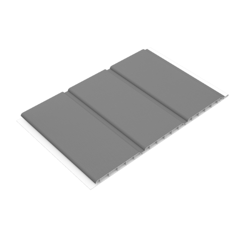 Storm Grey Smooth Hollow Soffit Boards
