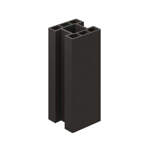 Ecoscape Dark Clarity Composite Fencing Inter Fence Post - 125Mm X 3000Mm Charcoal