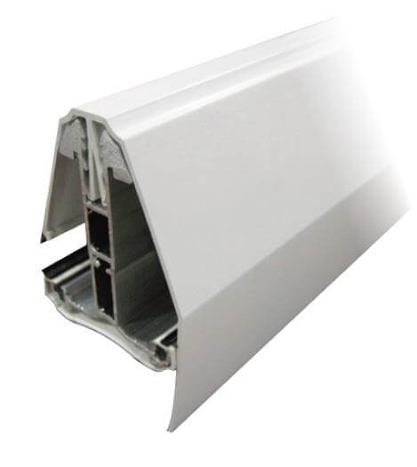 PolyX Rafter Bar End Bar Self Supported - 2.5mtr White