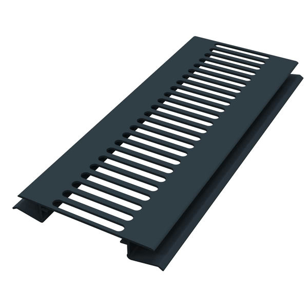 Freefoam Anthracite/Grey Smooth Soffit Vent Strip - 5Mtr