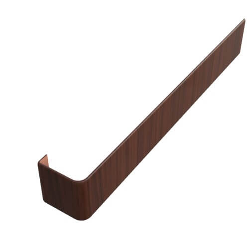 Rosewood Fascia Capping Board Joint - 300mm