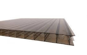 PolyX Polycarbonate Sheet Triplewall - 16mm x 600mm x 4mtr Bronze