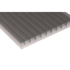 PolyX Polycarbonate Sheet Multiwall - 35mm x 700mm x 3.5mtr Bronze/ Opal