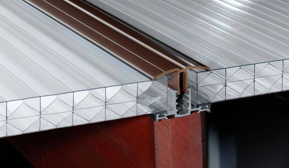 PolyX PVC Capped Rafter Bar Rafter Supported - 6mtr Brown