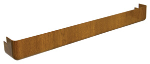 Golden Oak Fascia Double End Corner Trim - 500mm x 35mm