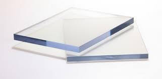 PolyX Polycarbonate Sheet Solid - 610mm x 610mm x 6mm Clear - Pack of 10