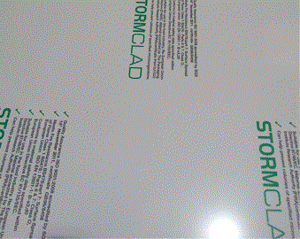Storm White Rigid/ Solid Pvc Hygiene Cladding Sheet - 1220Mm X 2440Mm X 2.5Mm