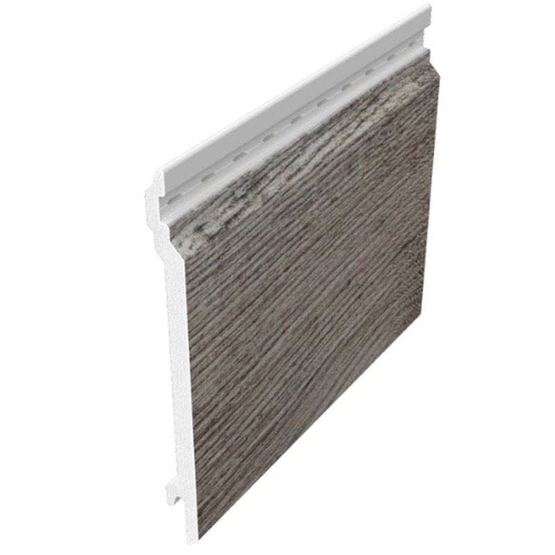 Naturale Wood Effect Cladding With V-Groove - 150mm x 5mtr Greyed Oak - Pack of 4