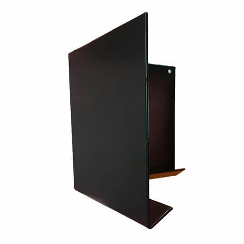 Arp Black Aluminium Fascia V Profile External 90 Degree Corner - 150Mm X 2Mm