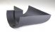 Cast Iron Deep Half Round Gutter Left Hand Angle - 90 Degree x 125mm Primed