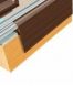 Rafter Bar Edge Trim - 2mtr Brown