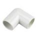 Overflow Bend - 90 Degree x 21.5mm White