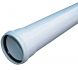 FloPlast Ring Seal Soil Pipe Single Socket - 110mm x 3mtr White - Pack of 2