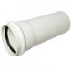 FloPlast Ring Seal Soil Pipe Single Socket - 110mm x 4mtr White