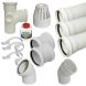 FloPlast Ring Seal Soil Stack Complete Kit - with Offsets - 110mm White