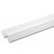 Compact Shower Wall Internal Angle Trim - 2450mm White