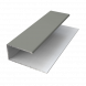 Natura Cladding Aluminium J Edge Trim - 5mtr For Grey Cedar - Pack of 2