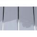 Ceiling Cladding Aqua200 PVC Panel - 200mm x 2700mm x 6mm White Gloss Silver Embedded - Pack of 5