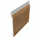 Natura Wood Effect Cladding With V-Groove - 150mm x 5mtr Malted Oak - Pack of 4