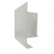 Aluminium Fascia L Profile External 90 Degree Corner - 150mm x 2mm White
