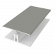 Natura Cladding Two-Part Aluminium H Trim - 5mtr For Grey Cedar - Pack of 2