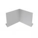 Aluminium Fascia V Profile Internal 90 Degree Corner - 150mm x 2mm White