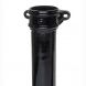 Cast Iron Round Eared Downpipe - Socket On One End - 150mm x 1829mm Black