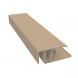 Foresta Wood Design Cladding Two-Part Lacquered Aluminium Edge Trim - 3mtr For Barwood Grey