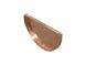 Copper Half Round Gutter Stop End - 125mm