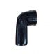 FloPlast Solvent Weld Soil Bend Swivel - 90 Degree x 110mm Black