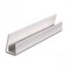 Internal Wall Cladding End U Trim - 8mm x 2600mm White - For Bathrooms/ Kitchens/ Ceilings