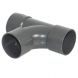 Solvent Weld Waste Tee - 32mm Anthracite Grey