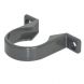 FloPlast Solvent Weld Waste Pipe Clip - 32mm Anthracite Grey