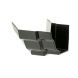 Cast Iron H16 Ogee Gutter External Angle - 135 Degree x 125mm Black