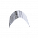 Zinc Curved / Half Round Roof Ridge - 230mm Side x 2.4mtr