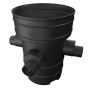 Catchpit Chamber Set - 450mm Diameter x 1495mm Height For 110mm & 160mm Pipe with 110mm & 160mm Inlets