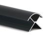 Guardian Internal Cladding Aluminium External Corner - 2400mm Black - For 10mm Bathroom/Shower/Kitchen/Ceiling Panels