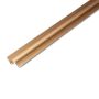 Guardian Internal Cladding Aluminium Internal Corner - 2400mm Brushed Gold - For 10mm Bathroom/Shower/Kitchen/Ceiling Panels