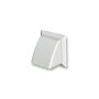 Wall Outlet with Cowl - 100mm x 154mm White