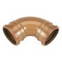 Drainage Swept Bend Double Socket - 87.5 Degree x 160mm