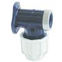 MDPE Wall Plate Elbow - 20mm x 1/2