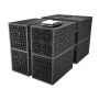 Rainsmart 24 Tonne Soakaway Crate Set Flat-Packed with Silt Trap & Lid - 1 Cubic Metre Kit
