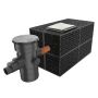 Rainsmart 24 Tonne Soakaway Crate Set Assembled with Silt Trap & Lid - 1 Cubic Metre Kit