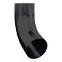 Lindab Aluminium Conical Pipe Bend 70 - 100mm Black