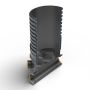 Inspection Chamber Set - 450mm Diameter x 1030mm Depth with 160mm Channel & 160mm & 110mm Inlets