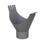Lindab Aluminium Gutter Outlet 75mm - 125mm Silver Metallic