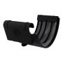 Lindab Aluminium Gutter Union with Rubber Seal - 150mm Black