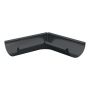 Lindab Aluminium Gutter Internal Angle 90 - 125mm Anthracite Grey