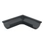 Lindab Aluminium Gutter External Angle 90 - 150mm Anthracite Grey